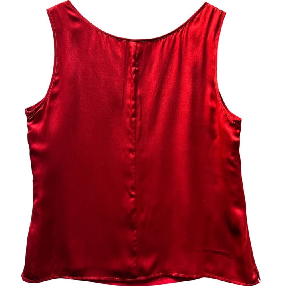 Pendleton 100% Silk Flowy Lined Scoop Neck Tank T… - image 5